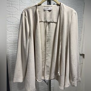 Mango Creme Waterfall Cardigan